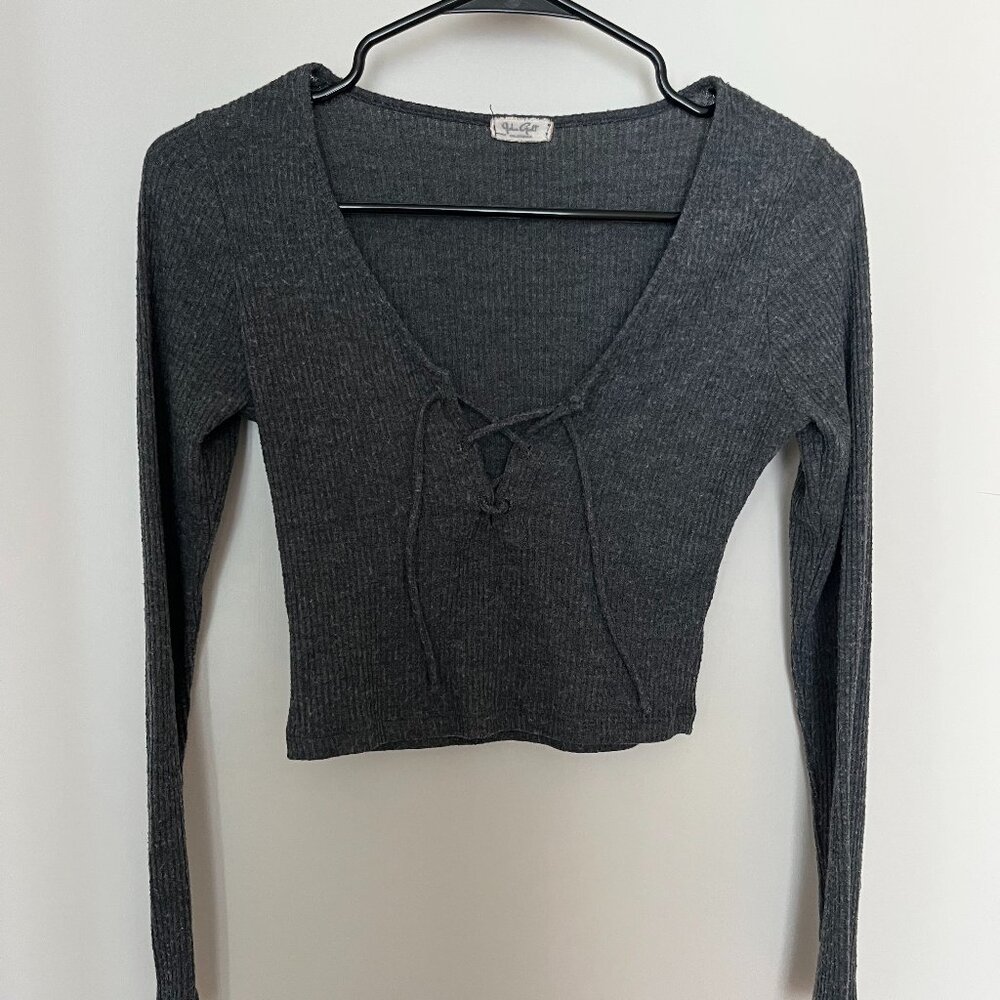 John Galt Cropped Sweater